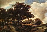 Meindert Hobbema Canvas Paintings - Landscape